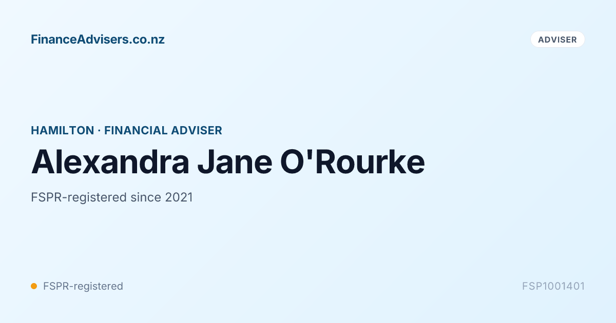 Alexandra Jane O'Rourke - Financial Adviser in Hamilton | Finance ...