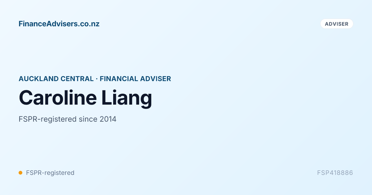 Caroline Liang - Financial Adviser in Auckland Central | Finance ...