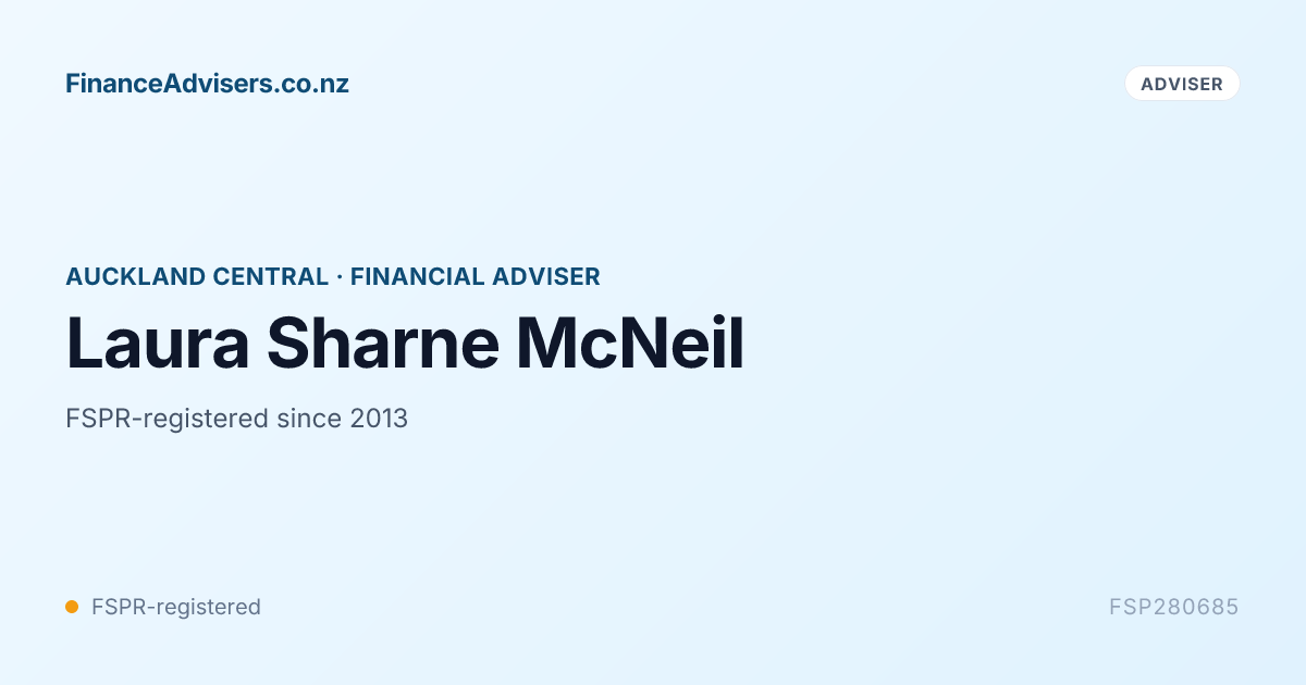 Laura Sharne McNeil - Financial Adviser in Auckland Central | Finance ...