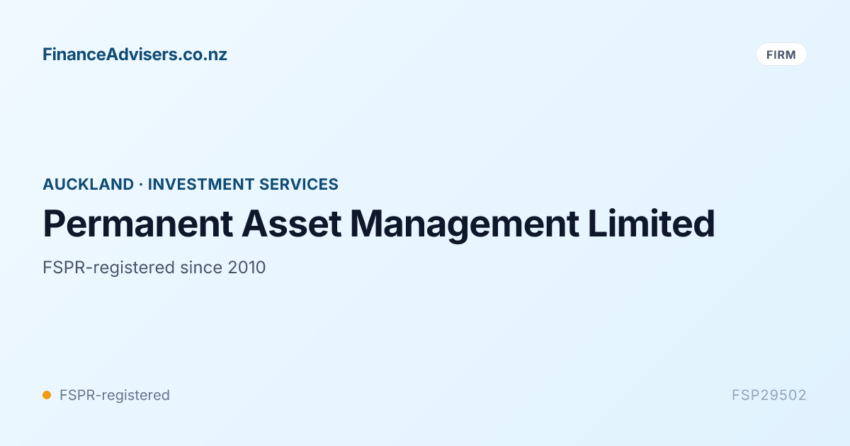 Permanent Asset Management Limited - Financial Services Provider in ...